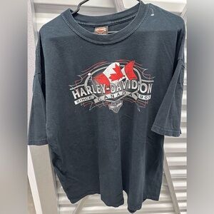 Vintage 2005 Harley Davidson Canada T-Shirt
